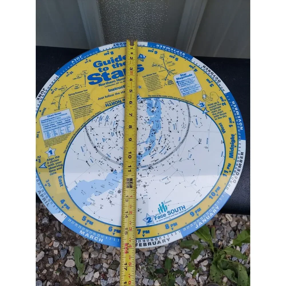 Guide to the Stars Star Finder Planisphere Northern Hemisphere Astronomy